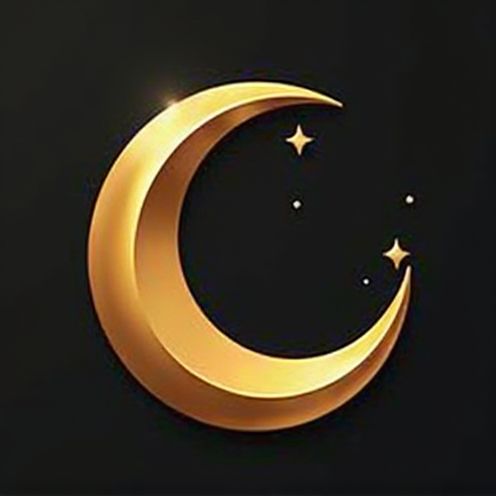 Gold crescent