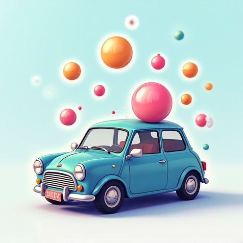 Car with Bubbles