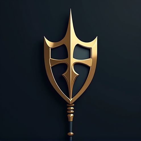 Spear and shield