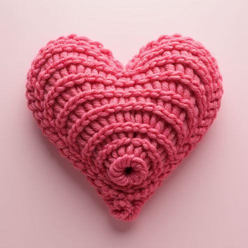 Crochet heart