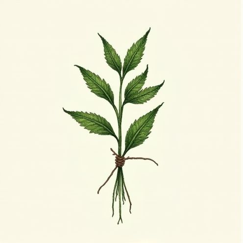 Hand-drawn Herb