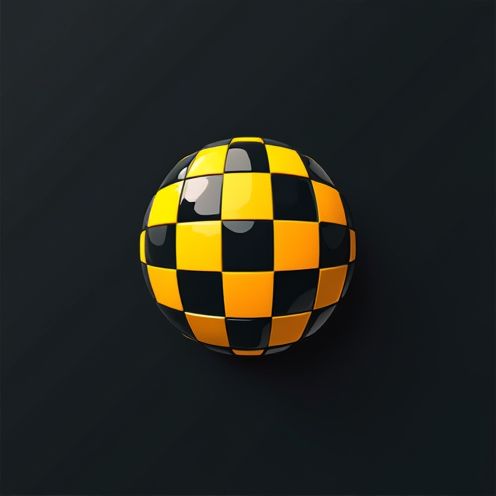 Yellow Checker Pattern