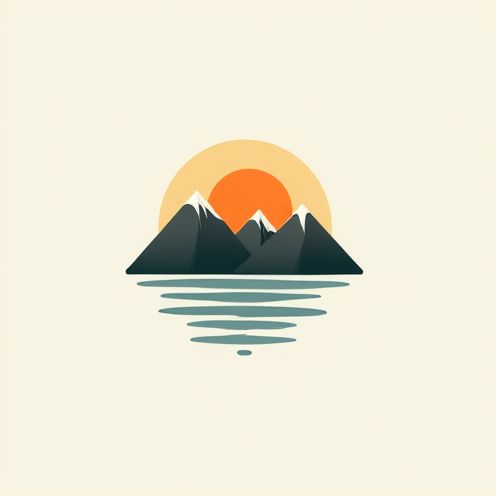 Mountains and Sun