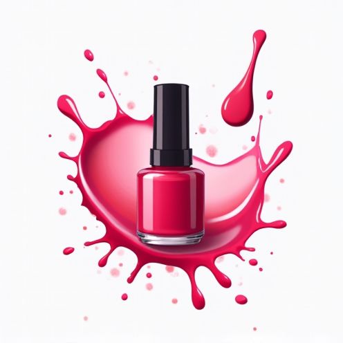 Nail polish splash